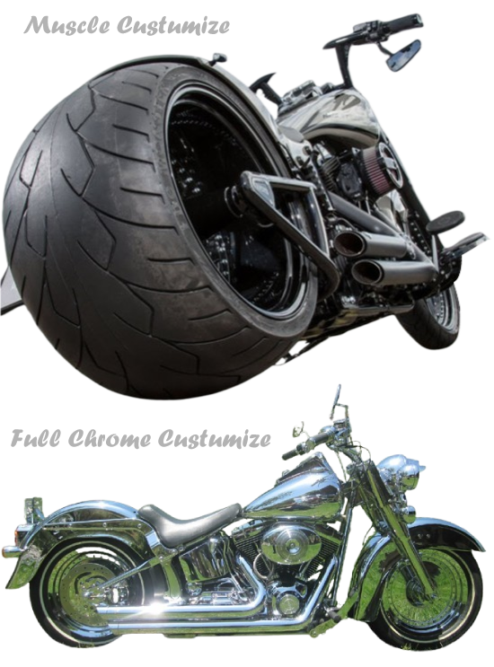 買取査定額がアップするFLSTFIグレイゴーストのカスタム傾向